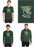 Century Wrestling Poly Design 1 Forest Green