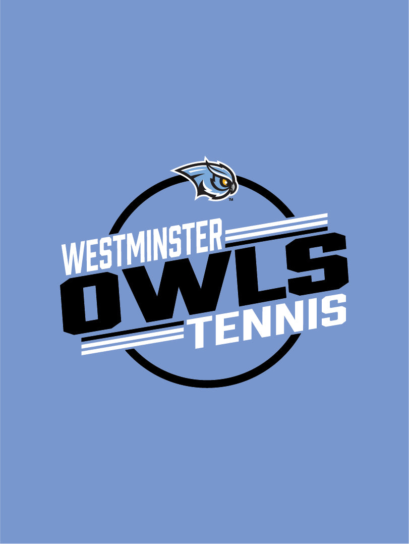 Westminster HS Tennis Blue Heavy Crewneck InkSplash