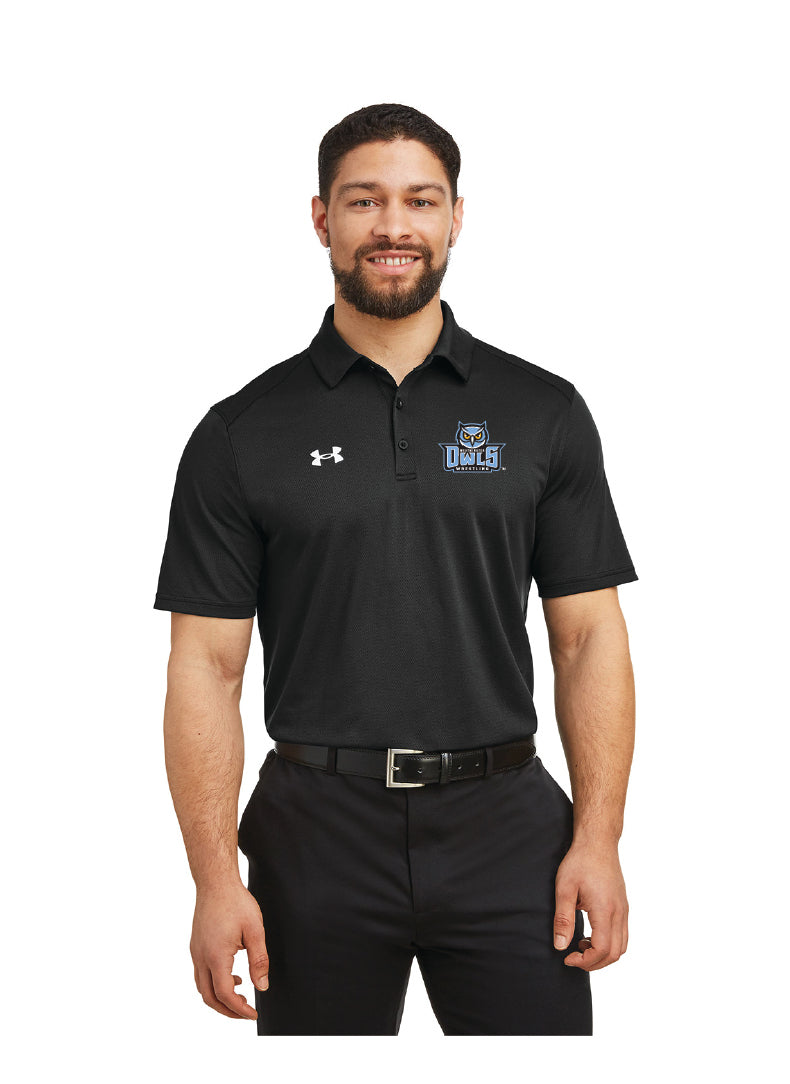 Westminster Wrestling Under Armour Polo Black InkSplash
