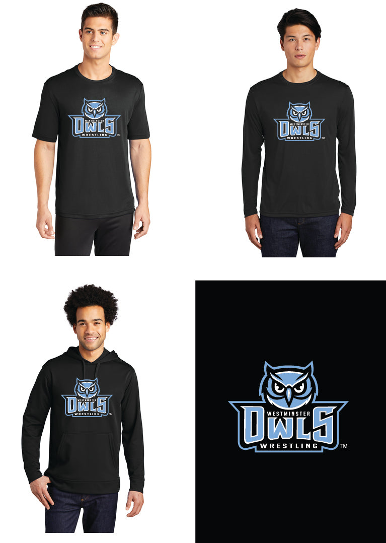 Westminster Wrestling Poly Design 1 Black InkSplash