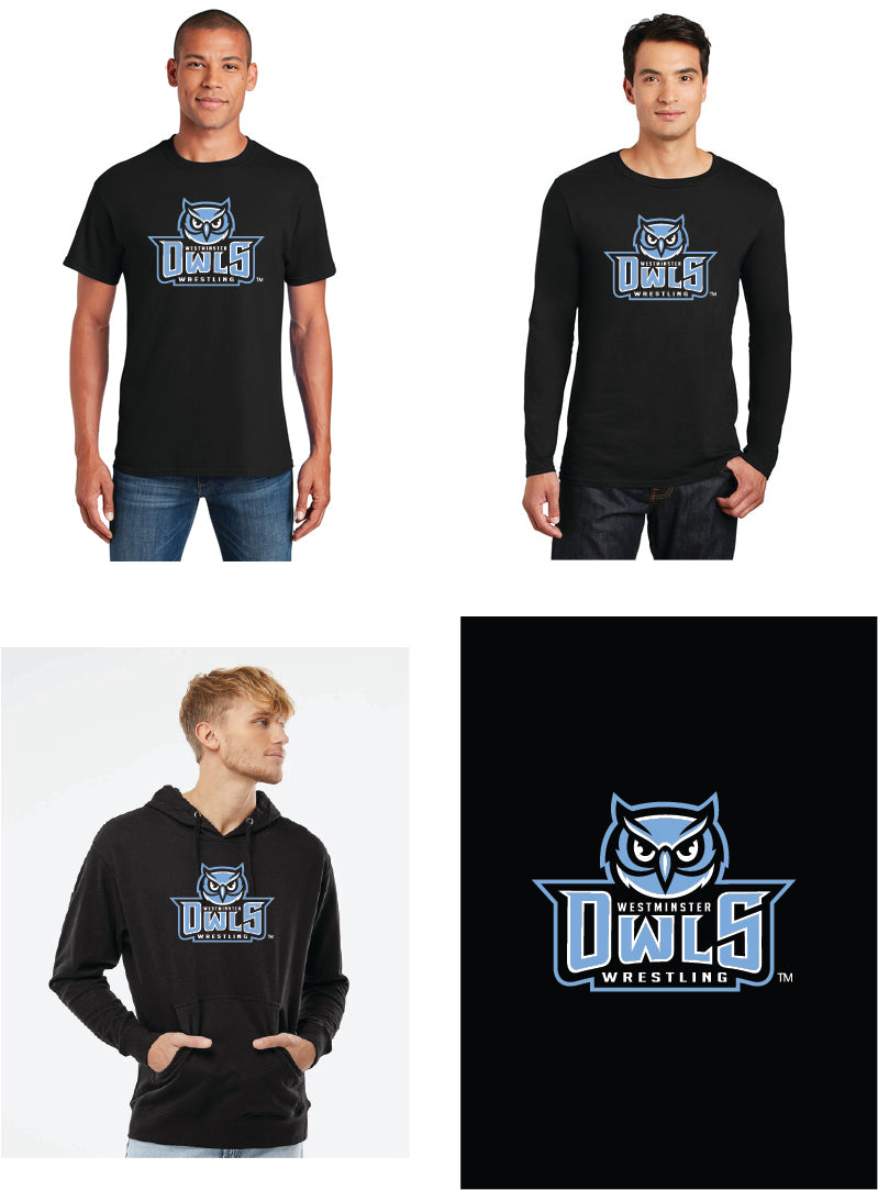 Westminster Wrestling Cotton Design 1 Black InkSplash