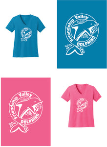 FVD Ladies Short Sleeve V-Neck Tee