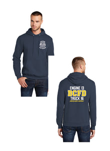 BCFD Fleece Pullover Hooded Sweatshirt