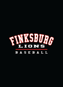 Finksburg Lions Baseball Cotton Design 2 BLACK