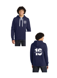 BCFD Lace Up Pullover Hooded Sweatshirt