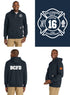 BCFD Carhartt Hooded Zip Mock Sweatshirt