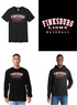Finksburg Lions Baseball Cotton Design 2 BLACK - Adult and Youth