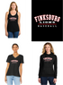 Finksburg Lions Baseball Ladies Cotton Brand Design BLACK