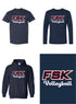 FSK Volleyball Navy Apparel