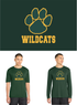 Westminster Wildcats Football Adult & Youth Green Design Poly