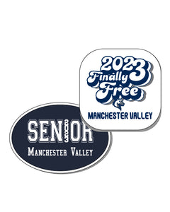 Manchester Valley Class of 2023 Sticker 2 Pack