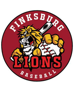 Finksburg Lions Baseball Sticker 2 pack