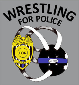 Wrestling For Police Short Sleeve T-Shirt